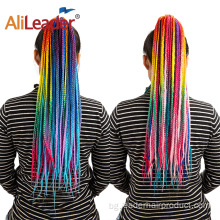 Rainbow Hair Tie Удължаване на косата Детска перука плитка